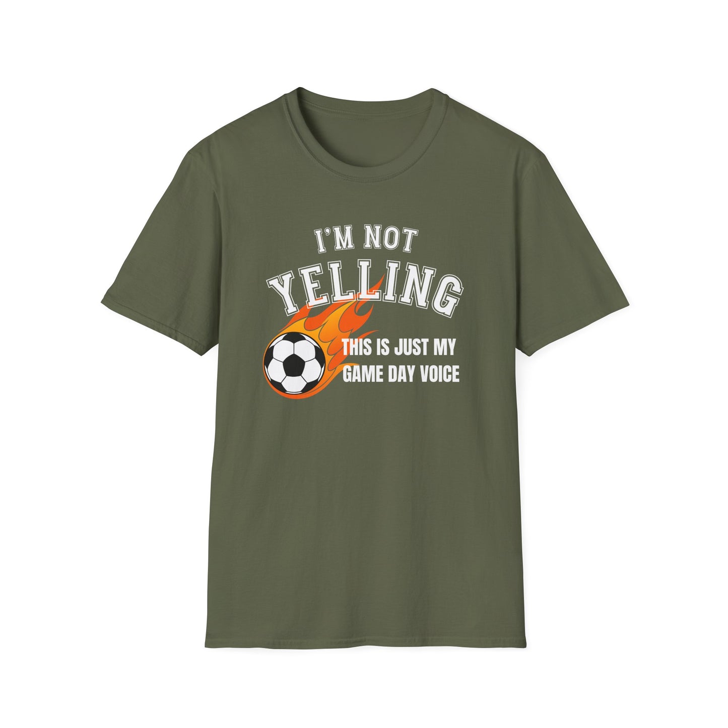 I'm Not Yelling Soccer 64000 tshirt