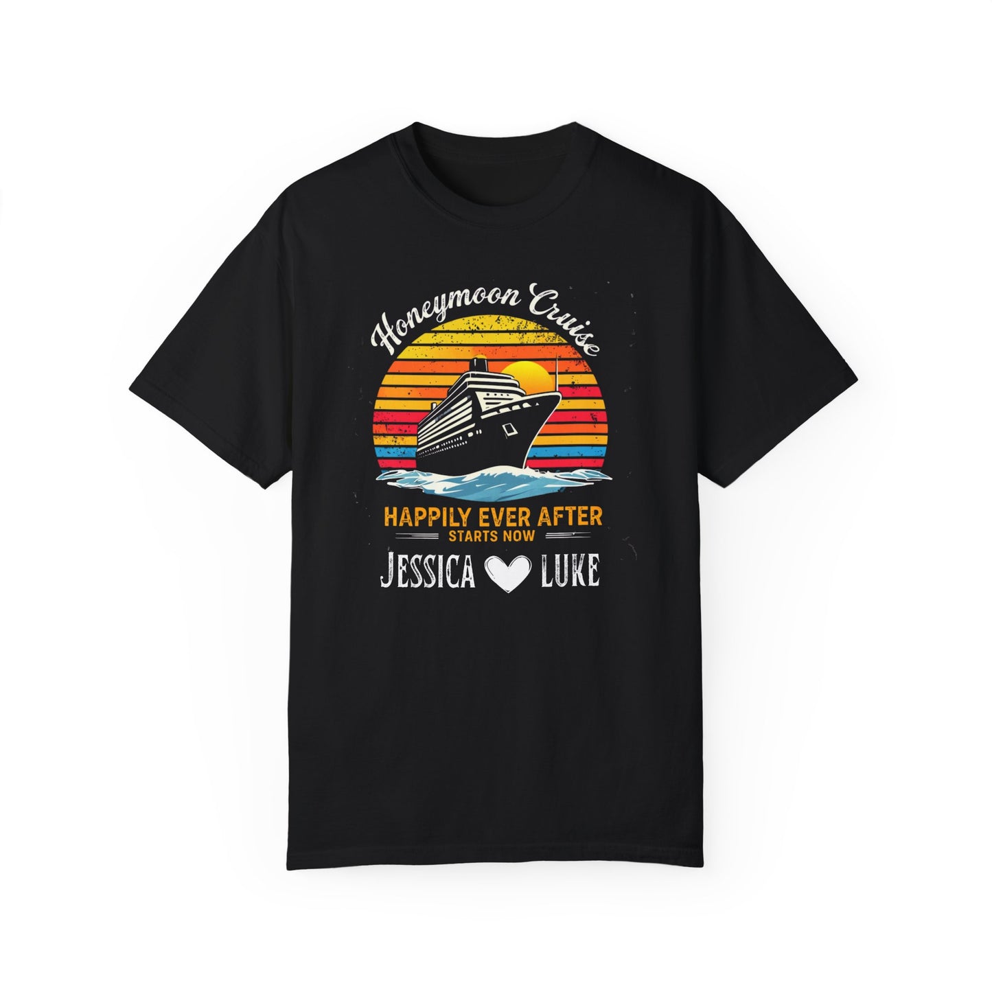 Honeymoon Cruise Shirt, Personalized Honeymoon Shirt, Just Married Shirts, Custom Cruise Shirts, Couples Shirts