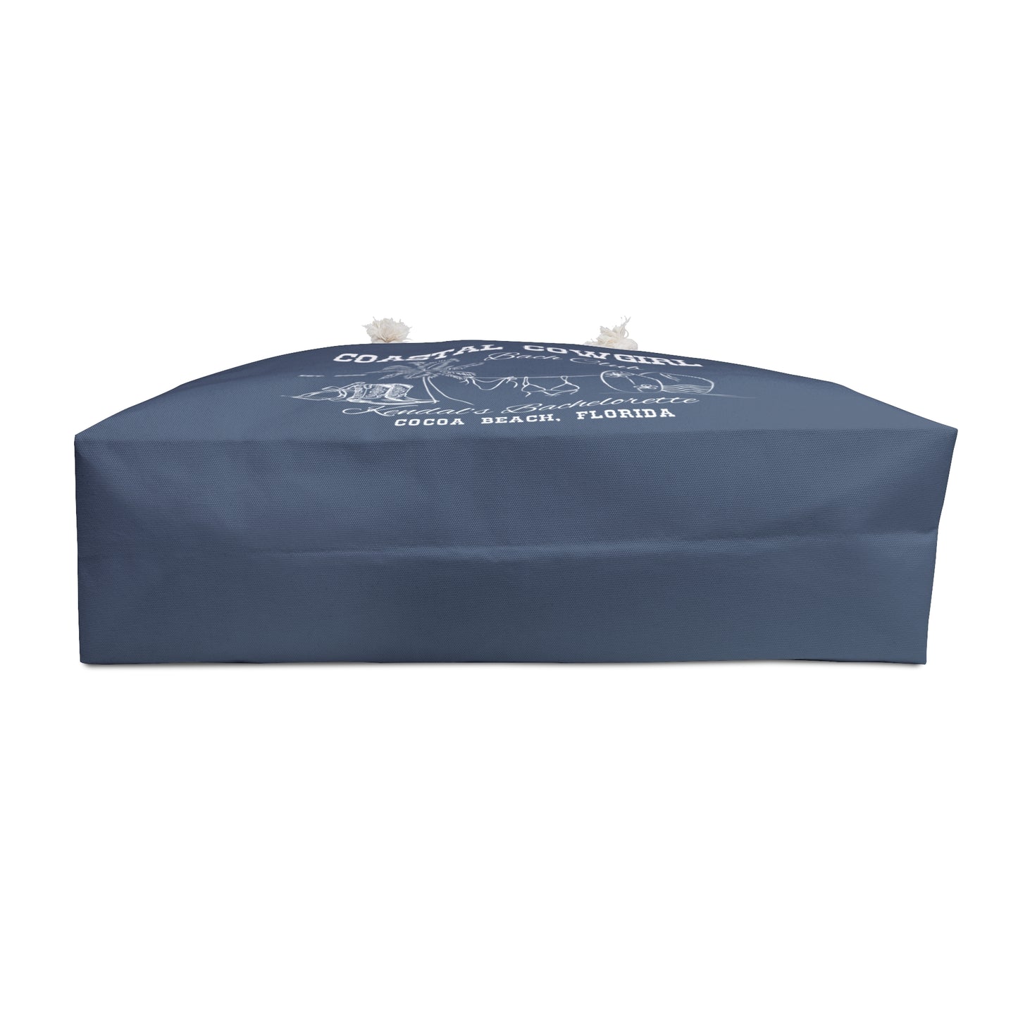 Denim Coastal Cowgirl Bachelorette Weekender Bag