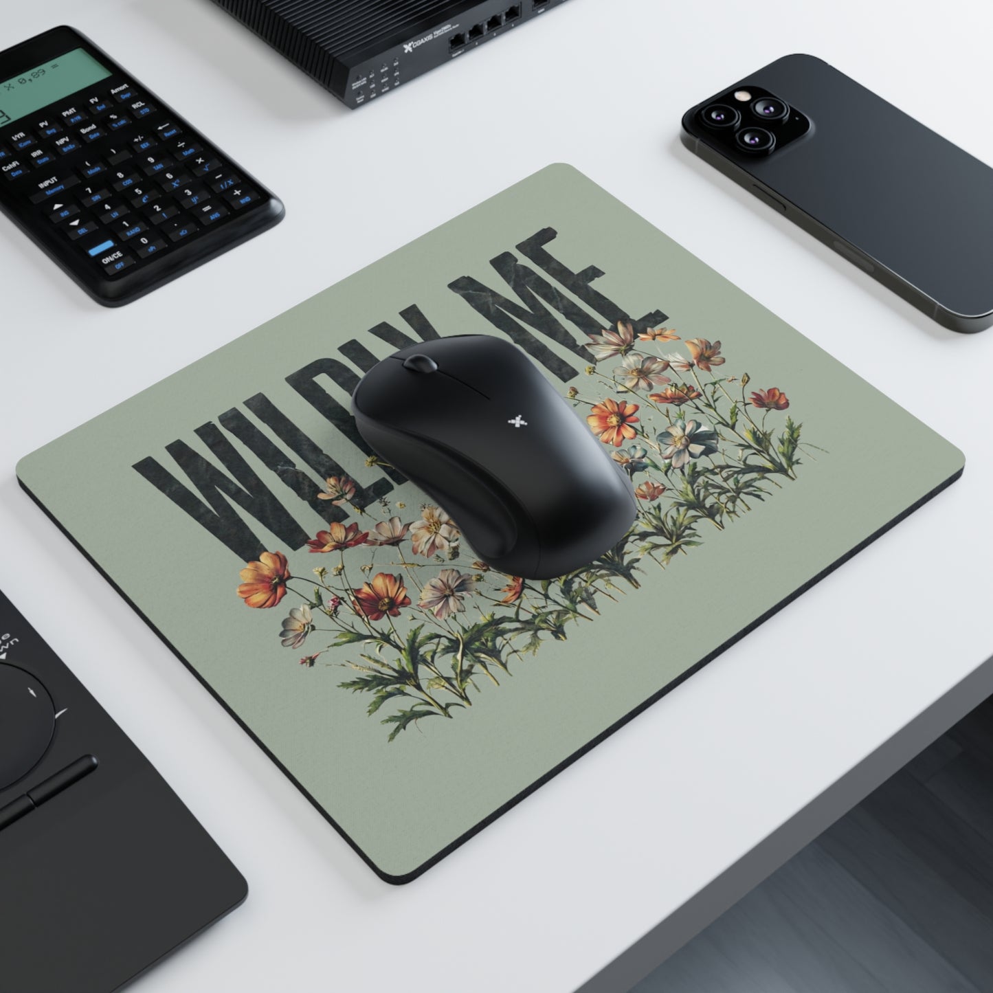 Sage Wildly Me Wildflower Mouse Pad