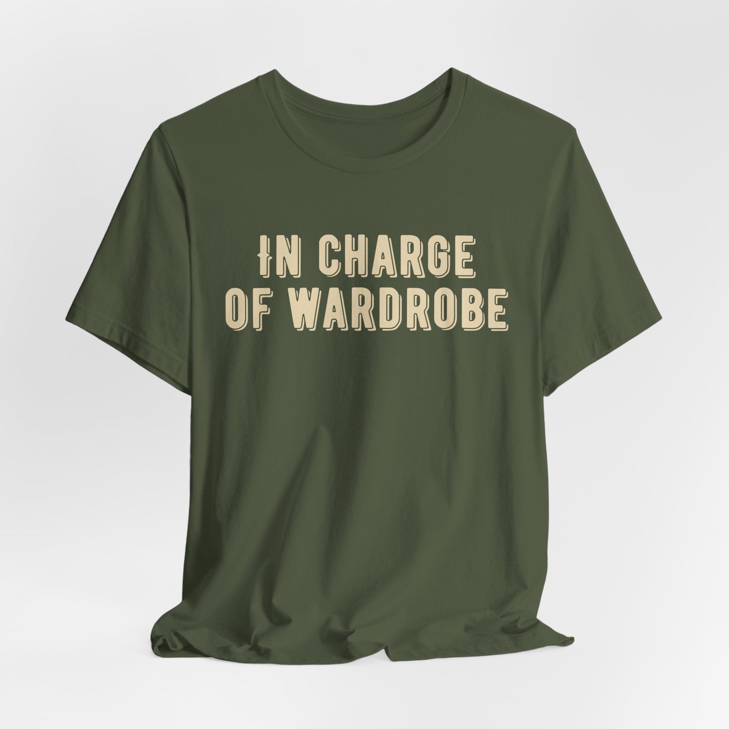 In charge of wardrobe