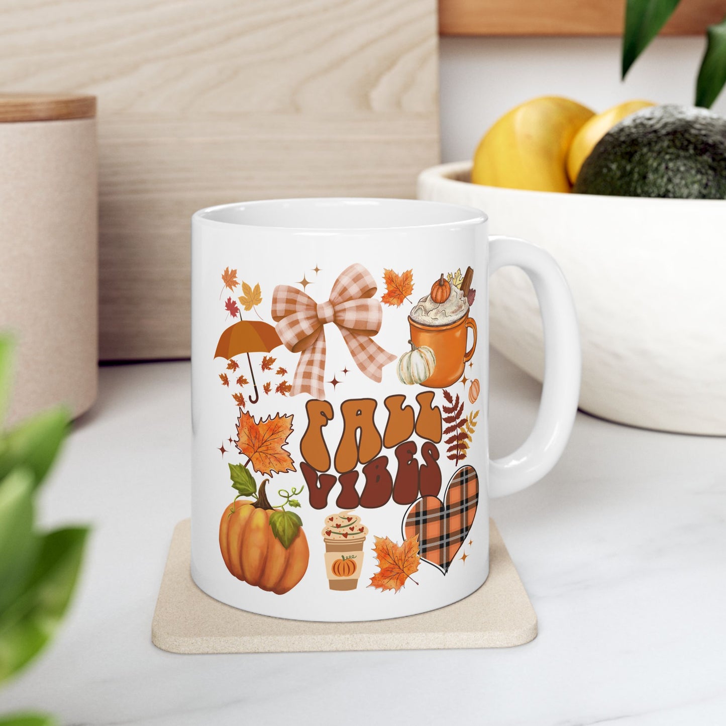 White Fall Vibes Mug