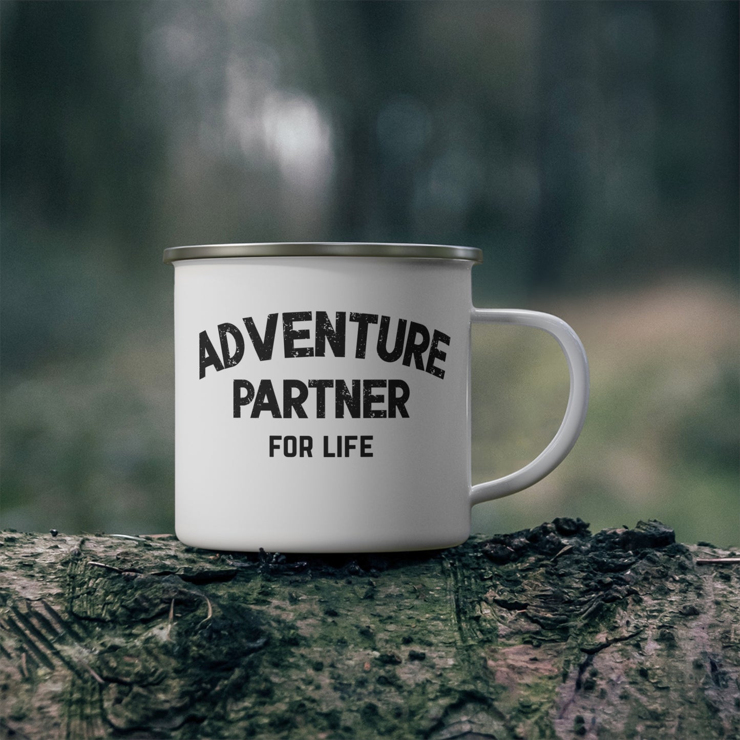 Couples Adventure Camping Mug, Adventure Partner Mug, Gift for Couple, Wedding Gift, Engagement Gift