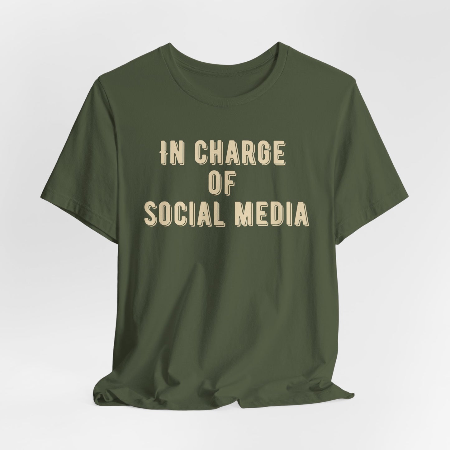In charge of social media