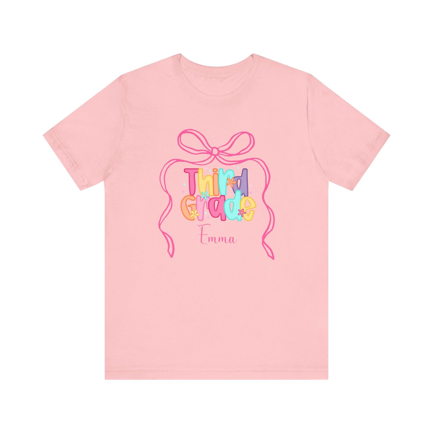 Adult Personalized Third Grade Shirt