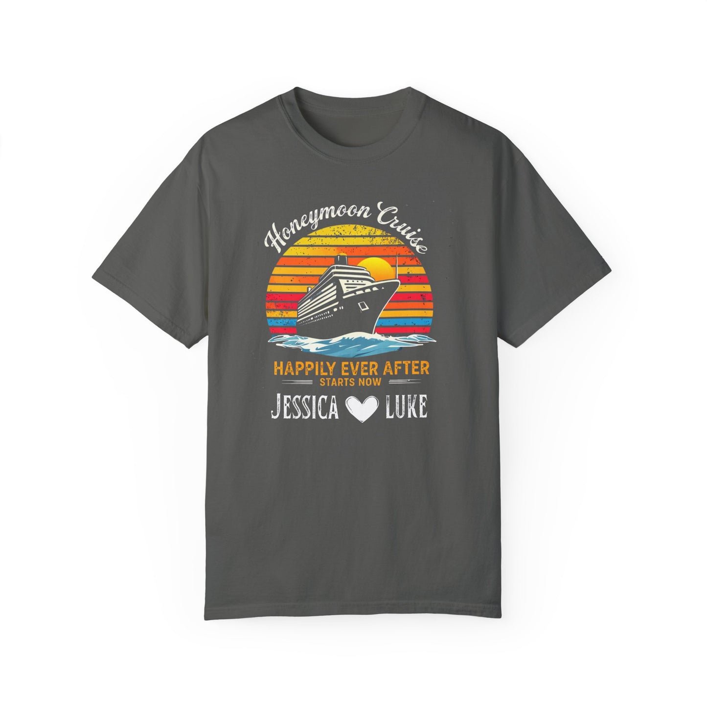 Honeymoon Cruise Shirt, Personalized Honeymoon Shirt, Just Married Shirts, Custom Cruise Shirts, Couples Shirts