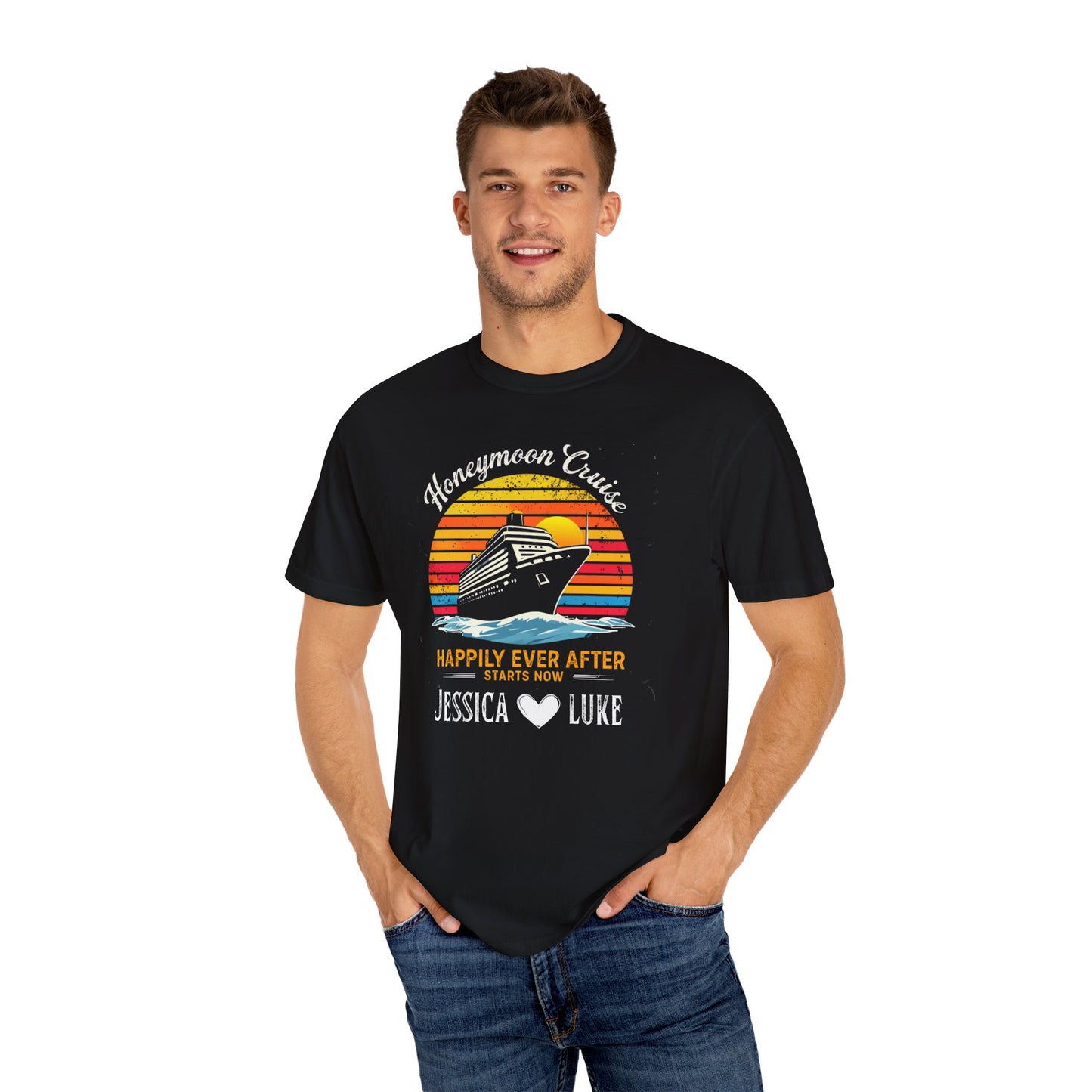 Honeymoon Cruise Shirt, Personalized Honeymoon Shirt, Just Married Shirts, Custom Cruise Shirts, Couples Shirts