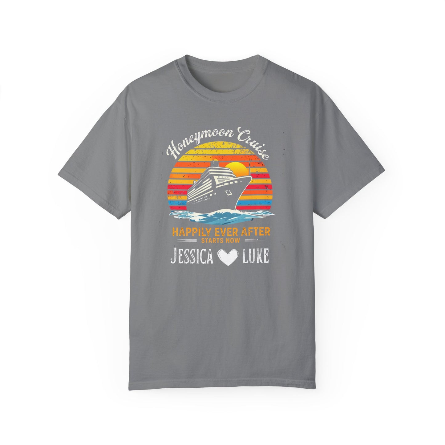 Honeymoon Cruise Shirt, Personalized Honeymoon Shirt, Just Married Shirts, Custom Cruise Shirts, Couples Shirts