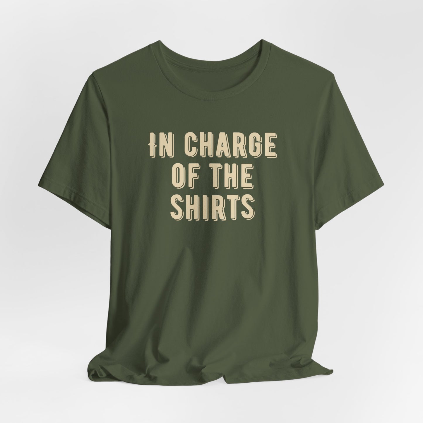 In charge of the shirts