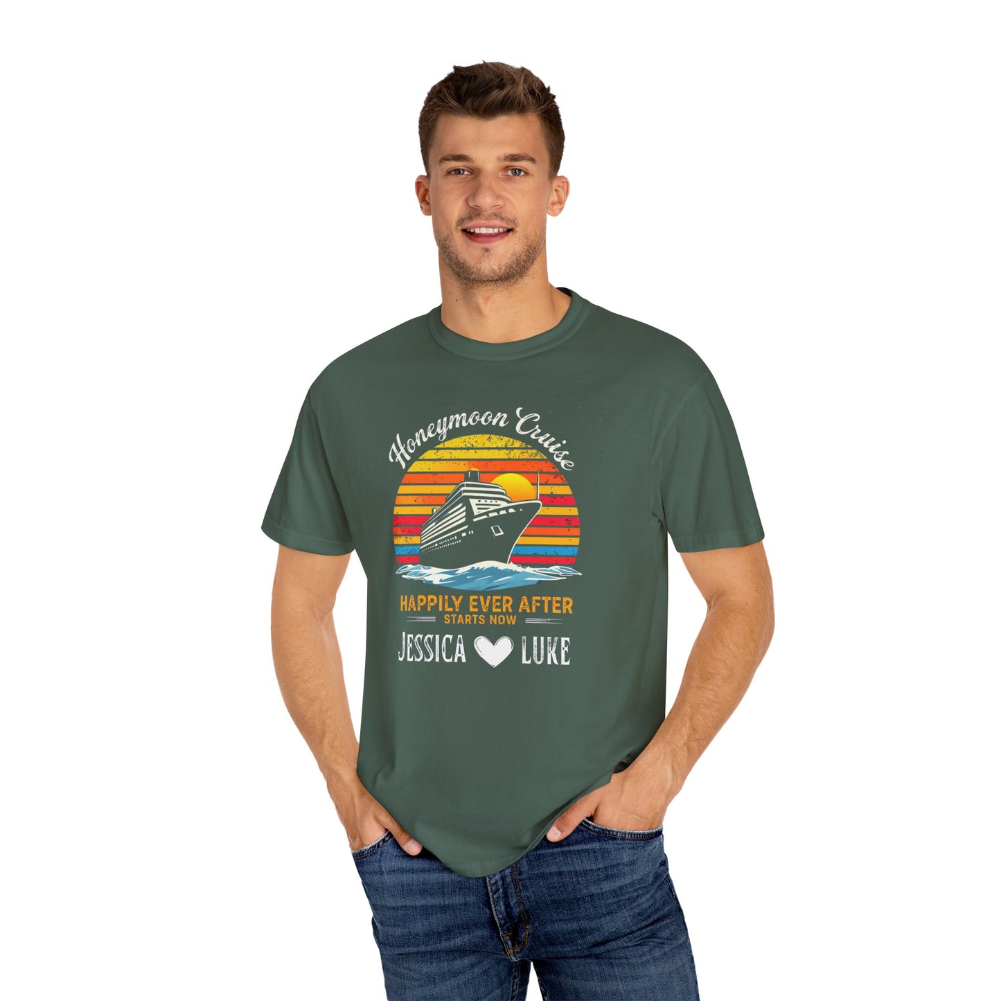 Honeymoon Cruise Shirt, Personalized Honeymoon Shirt, Just Married Shirts, Custom Cruise Shirts, Couples Shirts