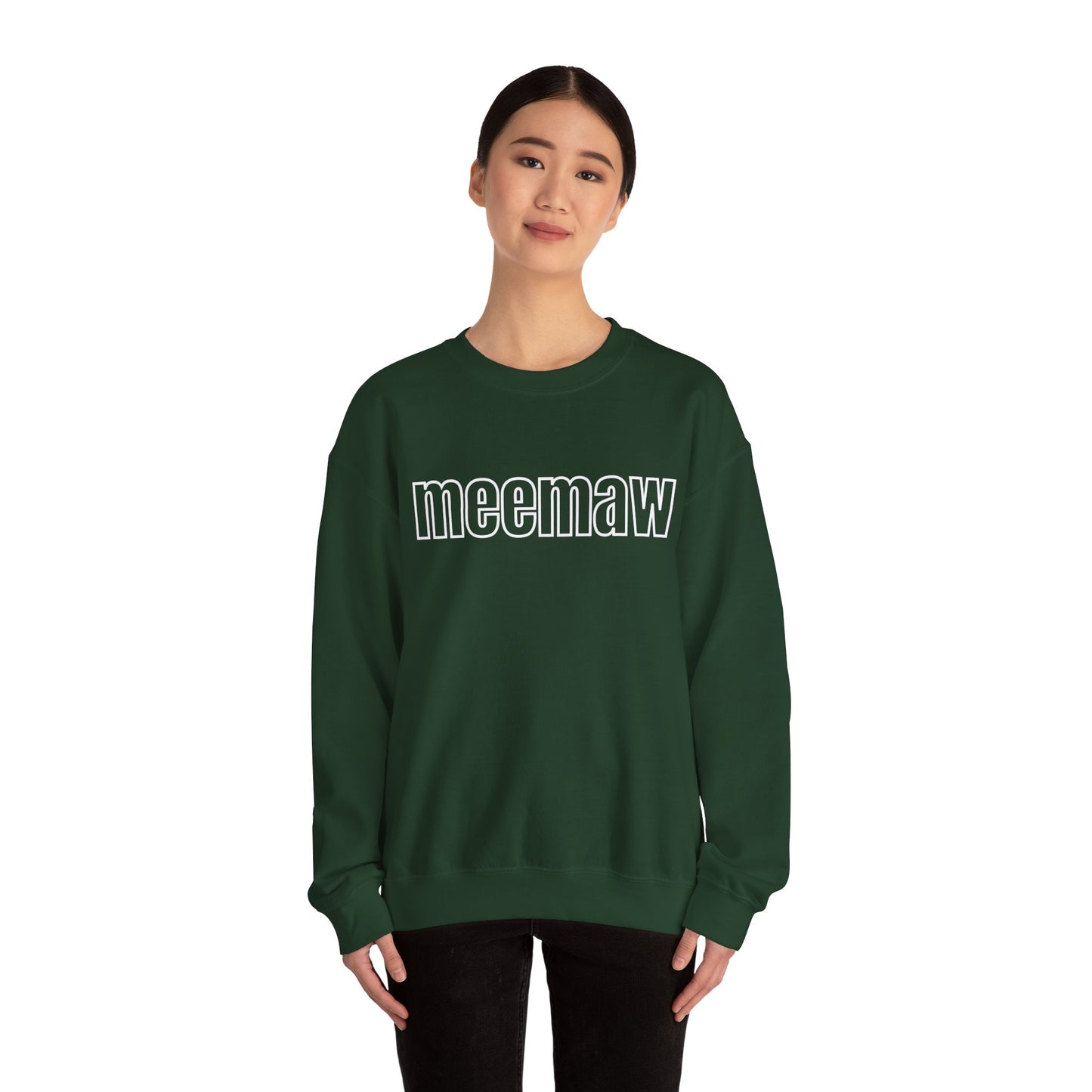 Meemaw Sweatshirt, Meemaw Shirt, Custom Grandma Sweatshirt, Gift for Meemaw, Gift for Mom, Gift for Mother's Day