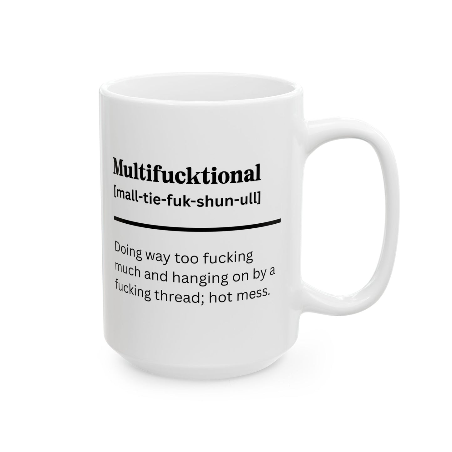 White Multifucktional Mug