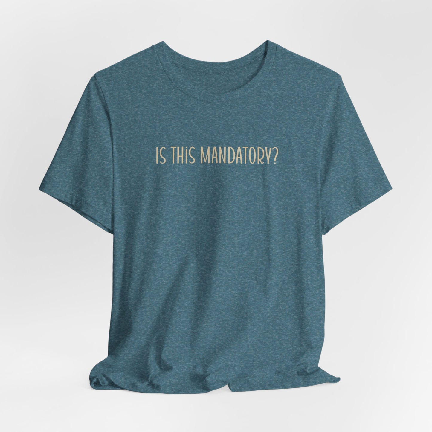 Is This Mandatory Shirt, Sarcastic Shirt, Funny Introvert Shirt, Adult Humor Shirt, Funny Family Shirt, Family Gathering Tee