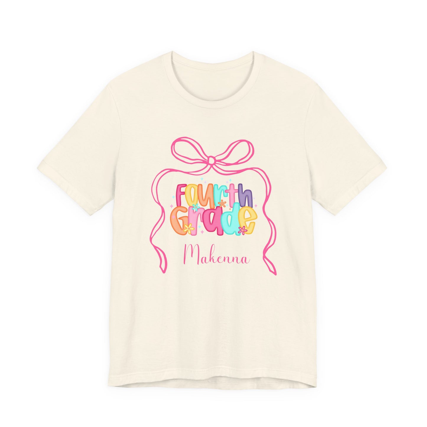 Adult Personalized Fourth Grade Shirt