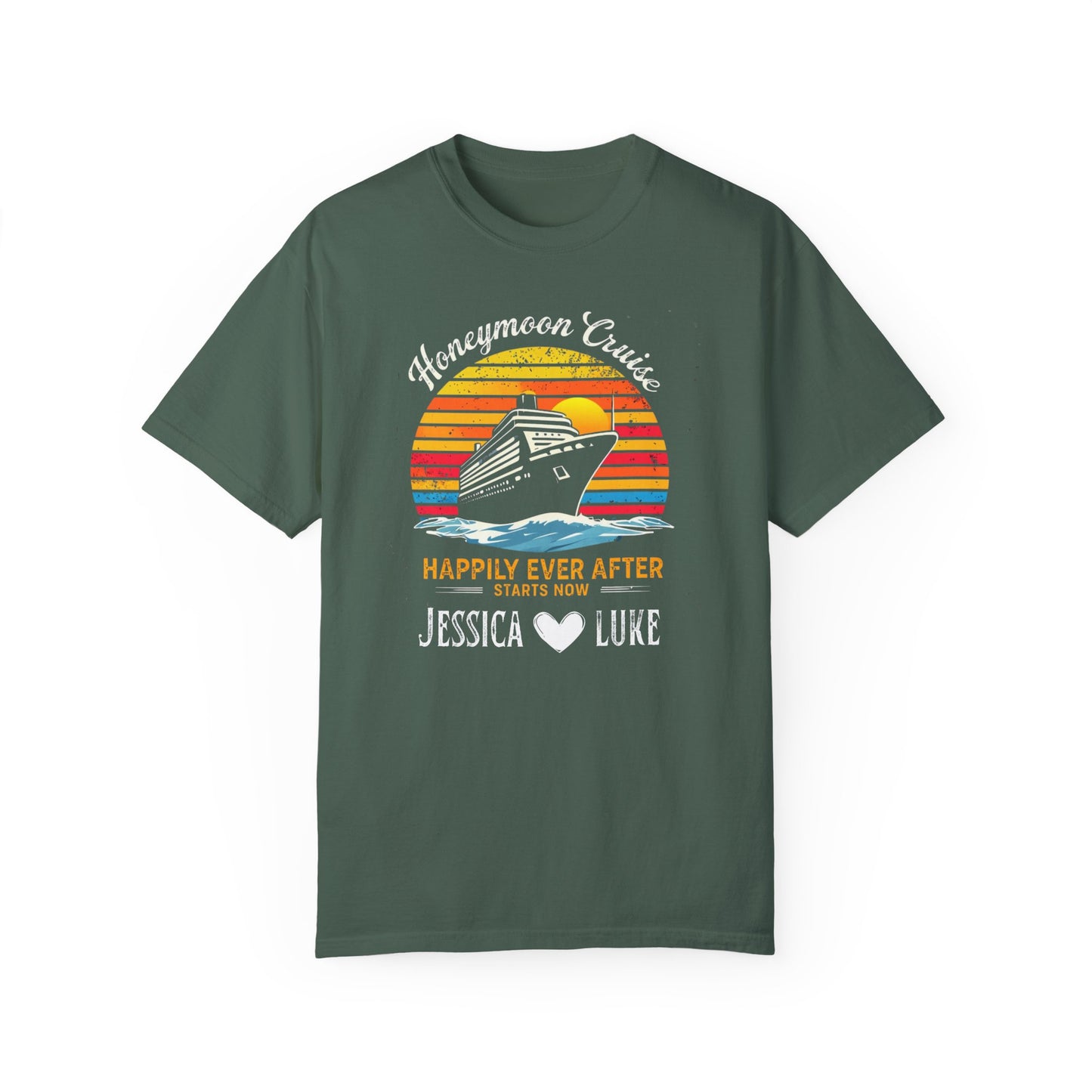 Honeymoon Cruise Shirt, Personalized Honeymoon Shirt, Just Married Shirts, Custom Cruise Shirts, Couples Shirts