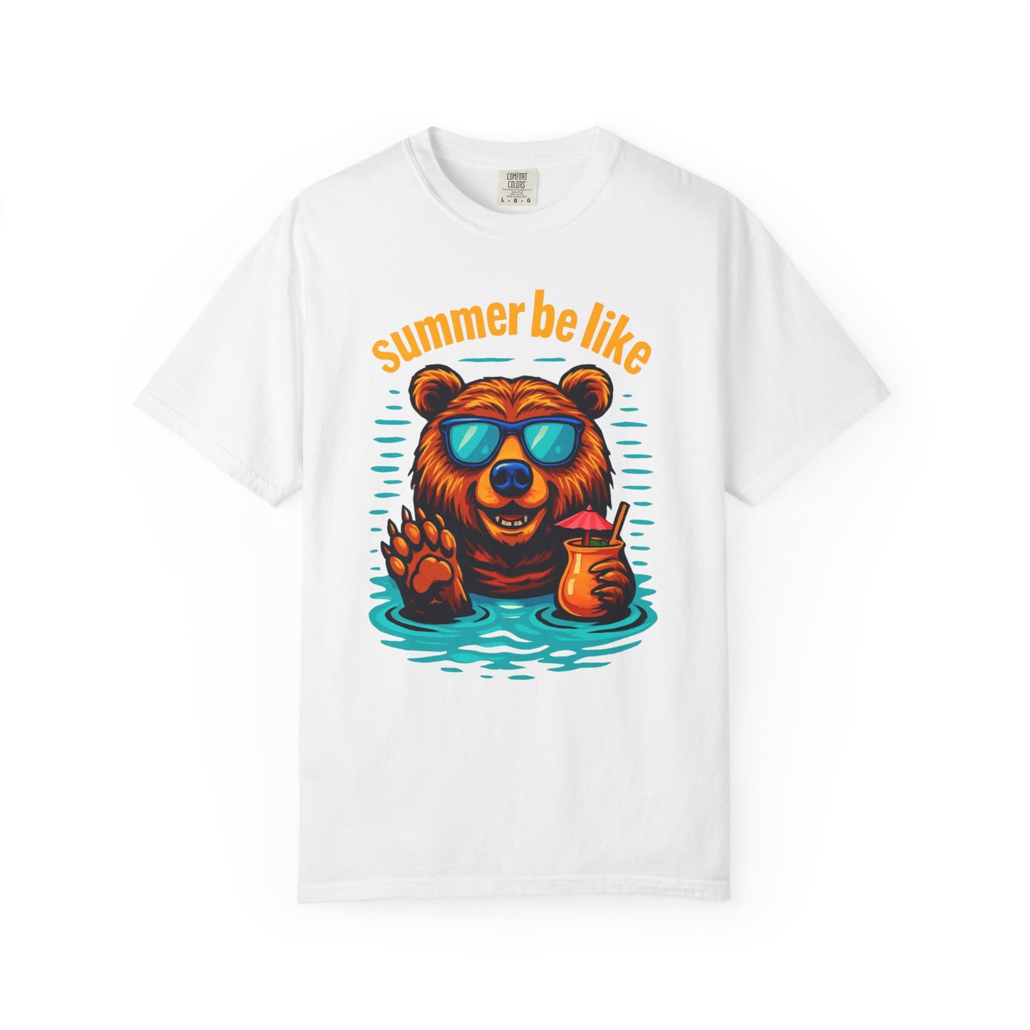 Summer Be Like Shirt, Funny Summer Tee, Bear Shirt, Summer Beach Shirt, Vacation Shirt, Summer Vibes Shirt