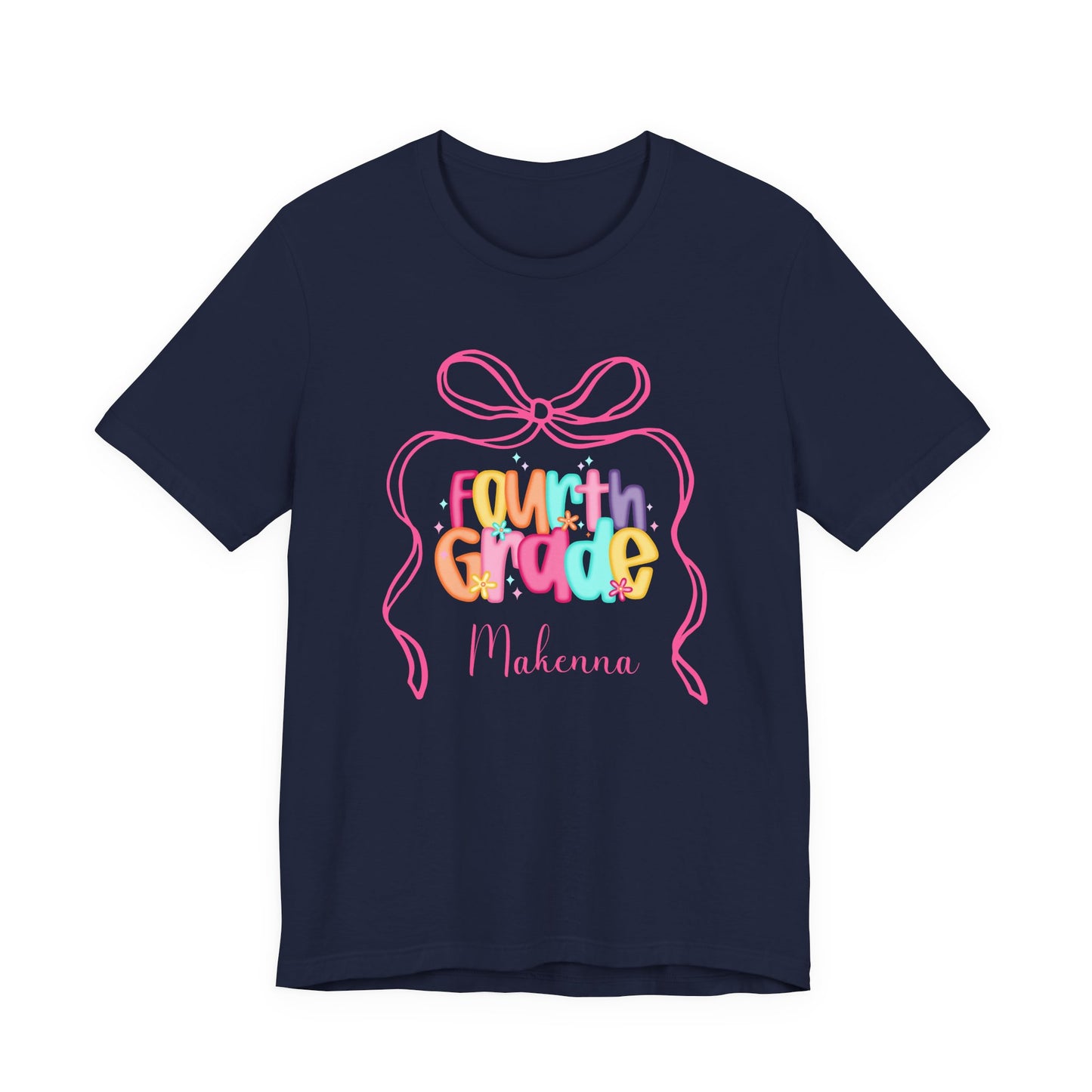 Adult Personalized Fourth Grade Shirt