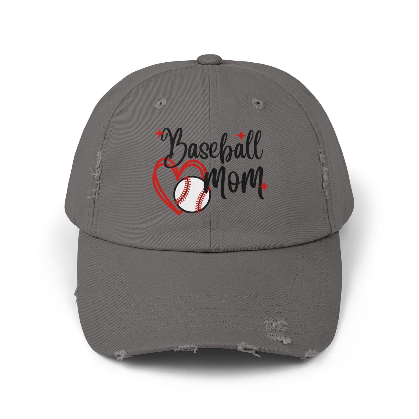 Baseball Mom Hat, Mom Baseball Hat, Baseball Mom Gift for Baseball Mom, Baseball Heart Hat, Mom Baseball Cap