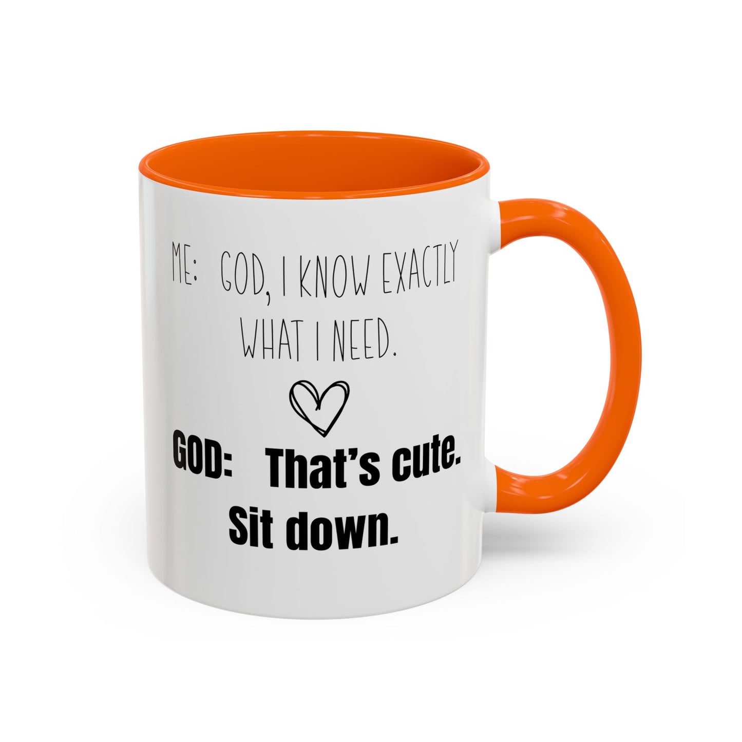 Me and God Mug, Funny Christian Mug, Gift for Christian Woman, Bible Study Mug, Christian Gift for Friend, Girlfriend Gift