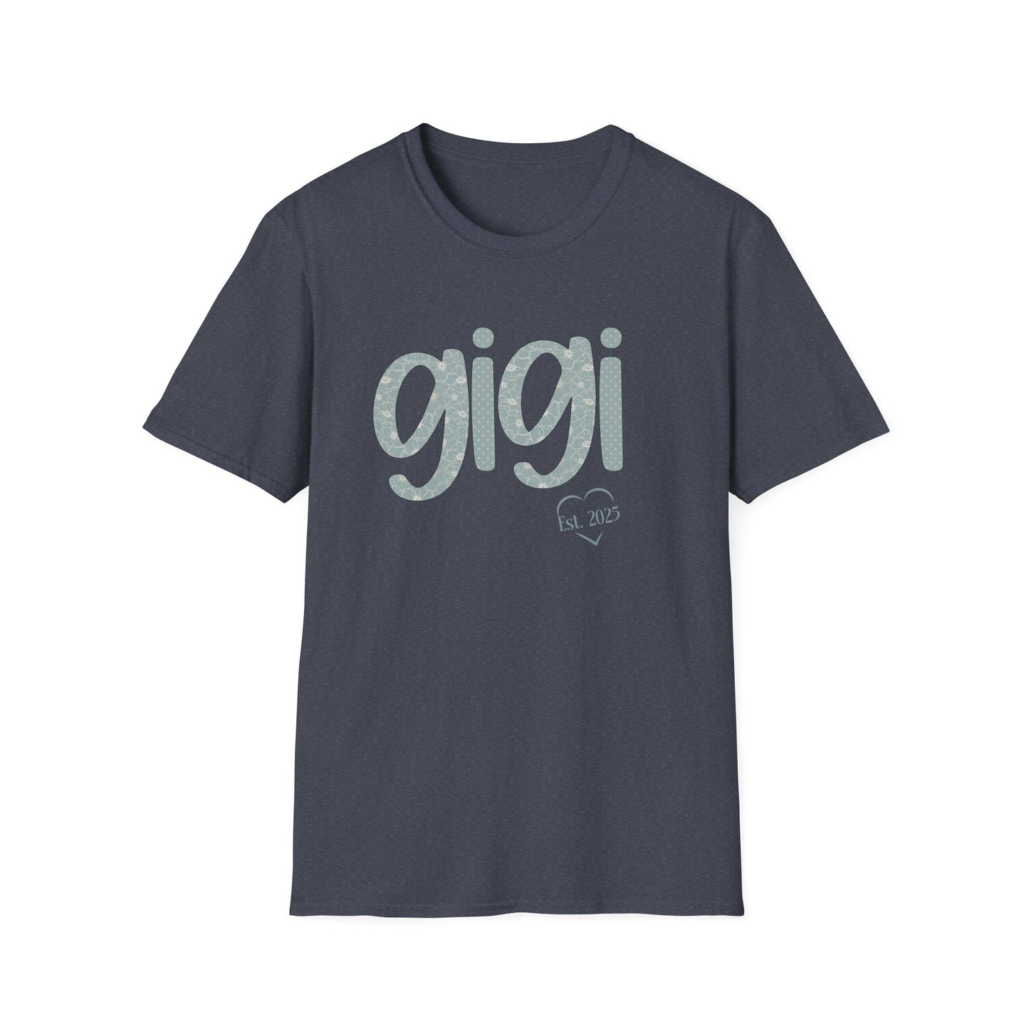 Custom Gigi Est Shirt, Gigi Floral Tee, Birthday Gift for Gigi,  Gift For Mom, Gender Reveal Shirt, Gift from Grandkids, New Gigi Gift