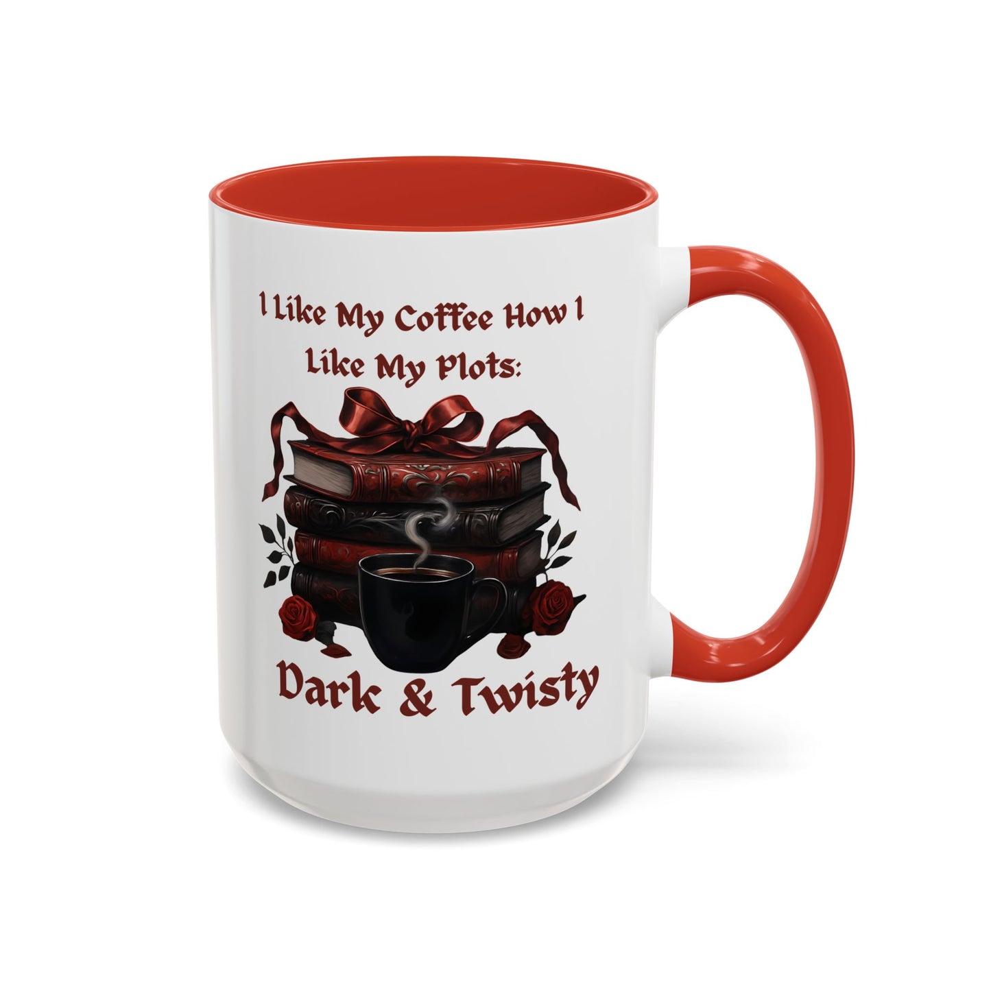 Books And Coffee Mug, Coffee Lovers  Mug, Gift For Coffee And Book Lover, Book Club Gift, Bookish Cup, Reading Mug