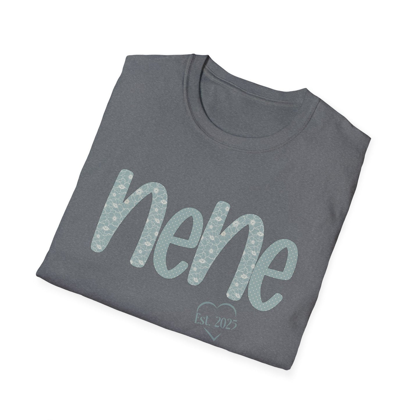 Custom Nene Est Shirt, Nene Floral Tee, Birthday Gift for Nene,  Gift For Mom, Gender Reveal Shirt, Gift from Grandkids, New Nene Gift