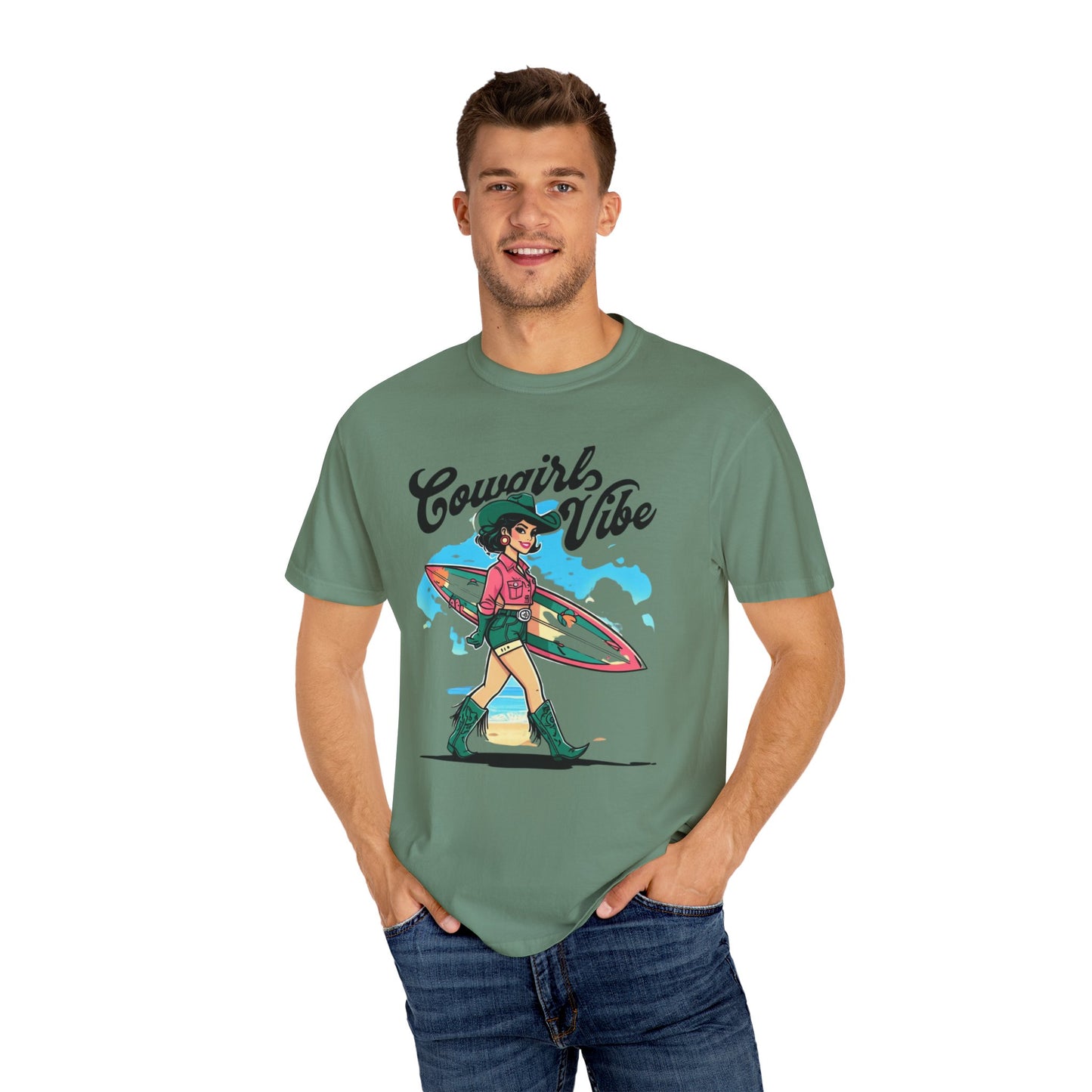 Coastal Cowgirl Shirt, Coastal Vibes Shirt, Cowgirl Vibes Surf Shirt, Summer Festival Tee Country Girl Summer Vibes Tee, Girls Trip Gift for Her