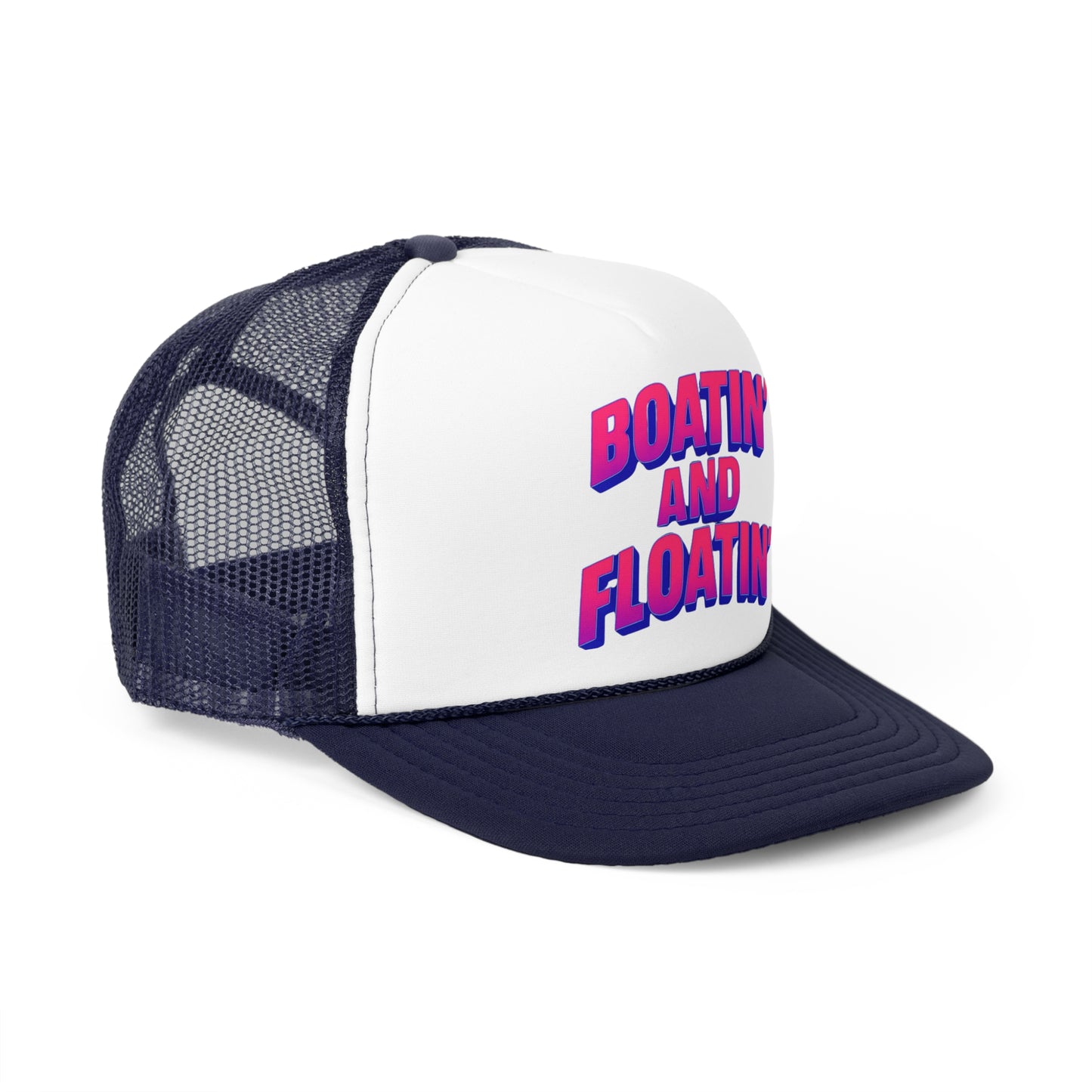 Boating and Floating Trucker Hat, Lake Day Trucker Hat, Summer Vacation Hat, Lake Life, Camping Life, Boat Lover Gift for Her