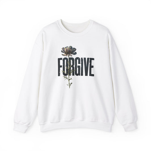 Forgive Wild Flower Sweatshirt, Botanical Floral Forgiveness Shirt, Motivational Vintage Floral Shirt, Womens Bible Flower Shirt