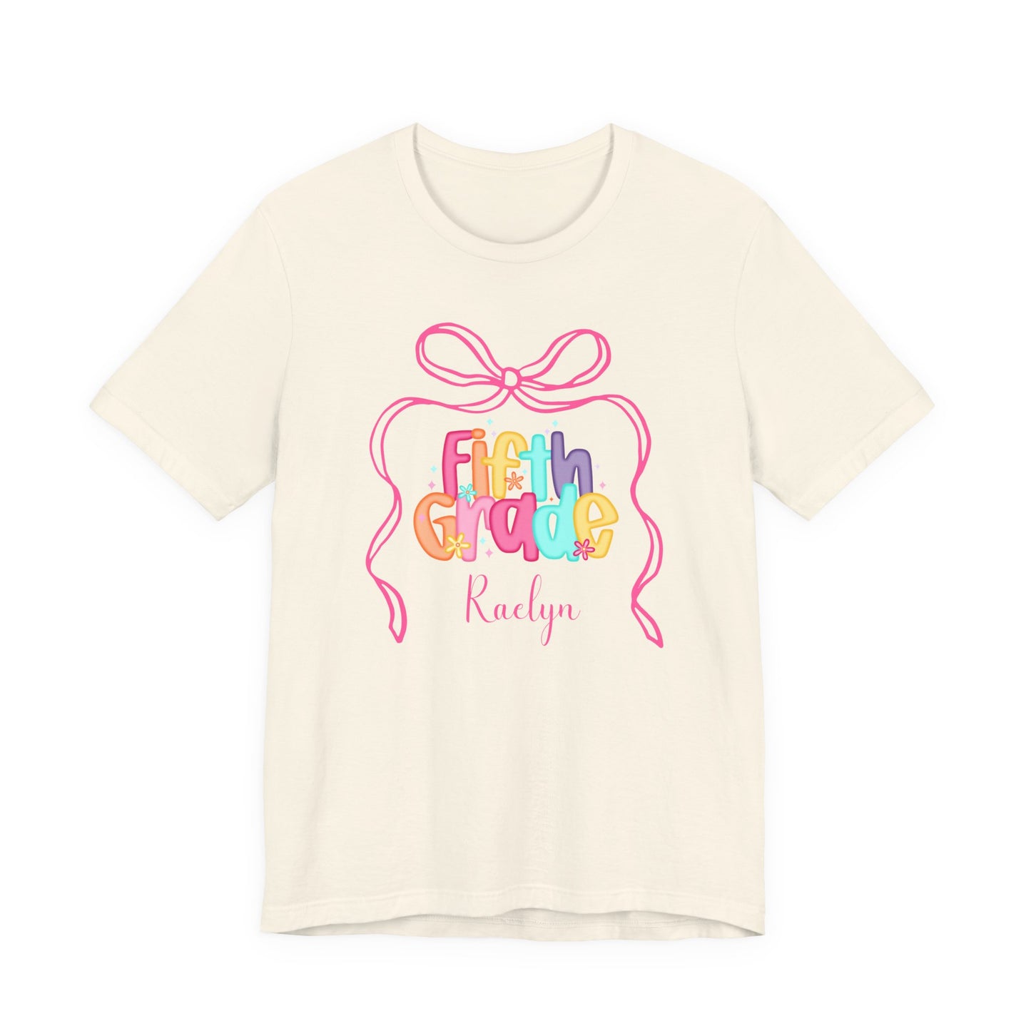 Adult Personalized Fifth Grade Shirt