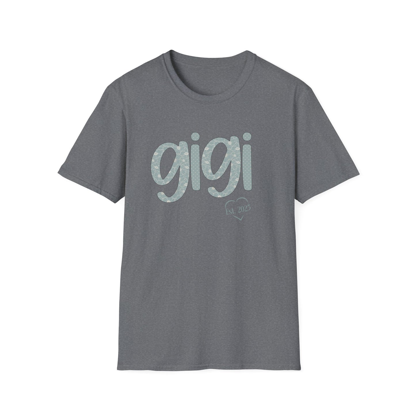 Custom Gigi Est Shirt, Gigi Floral Tee, Birthday Gift for Gigi,  Gift For Mom, Gender Reveal Shirt, Gift from Grandkids, New Gigi Gift