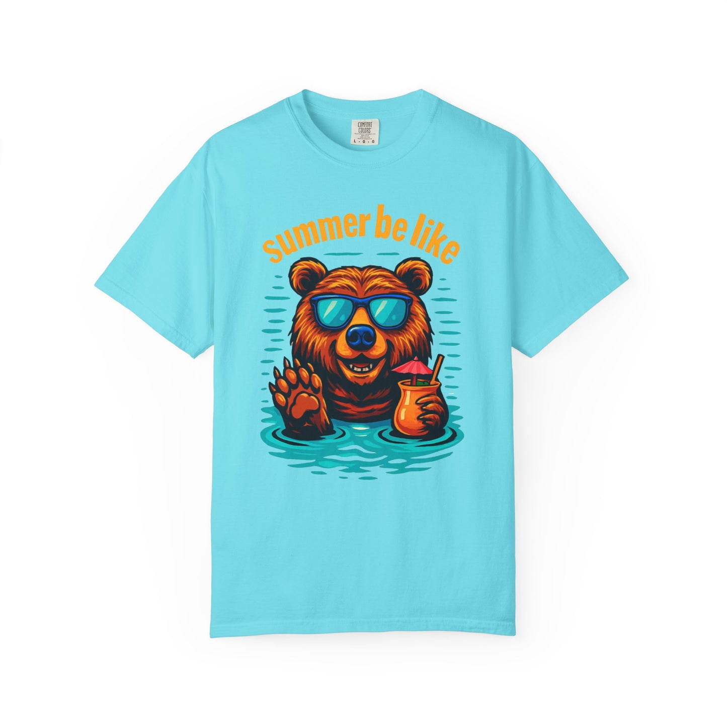 Summer Be Like Shirt, Funny Summer Tee, Bear Shirt, Summer Beach Shirt, Vacation Shirt, Summer Vibes Shirt