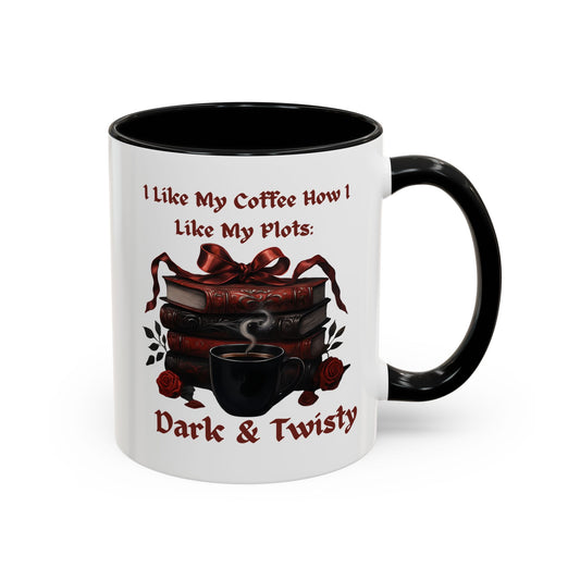 Books And Coffee Mug, Coffee Lovers  Mug, Gift For Coffee And Book Lover, Book Club Gift, Bookish Cup, Reading Mug