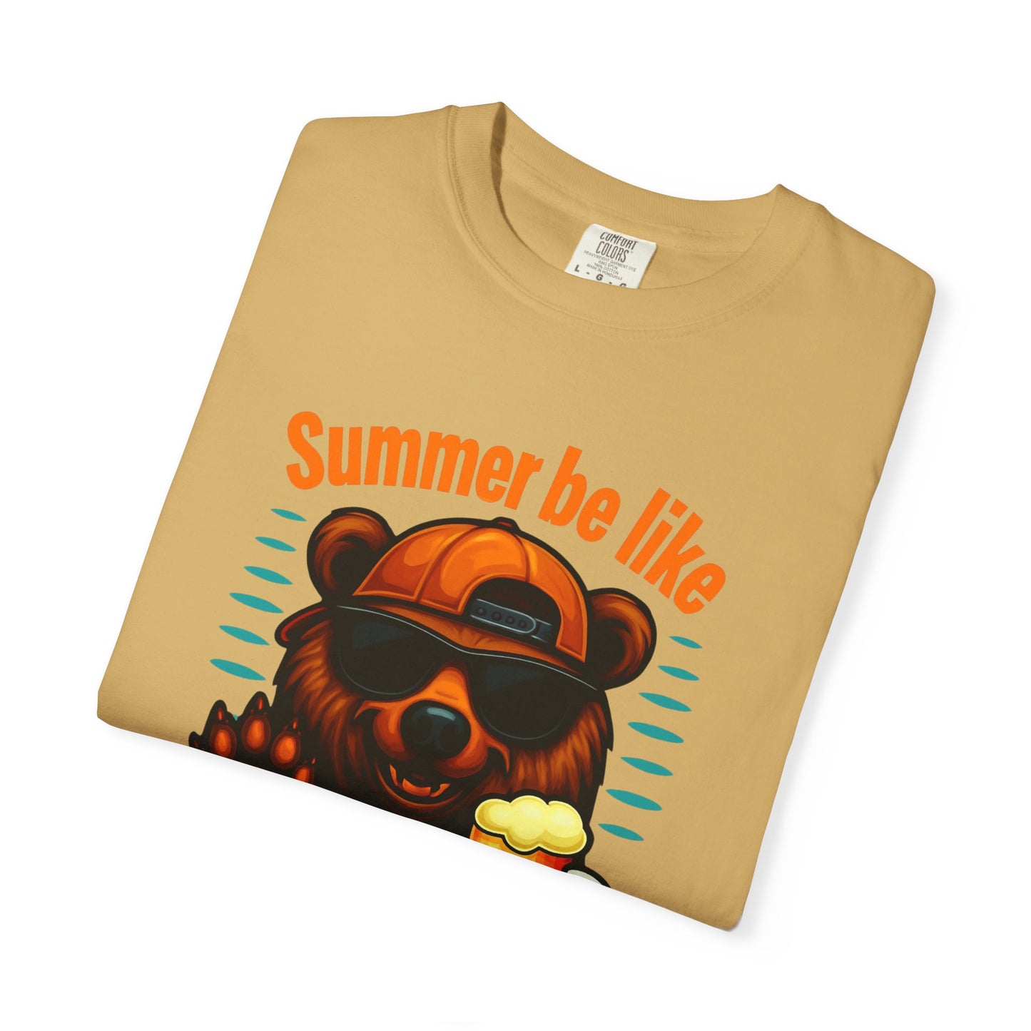 Summer Be Like Bear Shirt, Funny Dad Shirt, Summer Shirt, Mens Boating Shirt, Mens Pool Party Shirt, Camping Shirt, Gift for Him