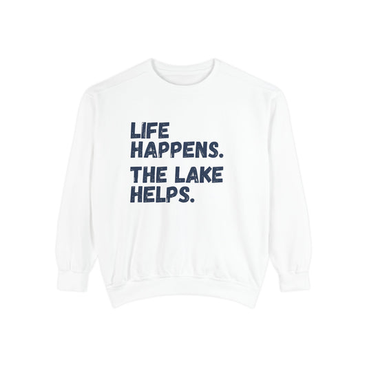 Comfort Colors Summer Lake Sweatshirt, Lake Life, Camping Life, Lake Vibes Shirt, Gift for Her, Vacation Shirt