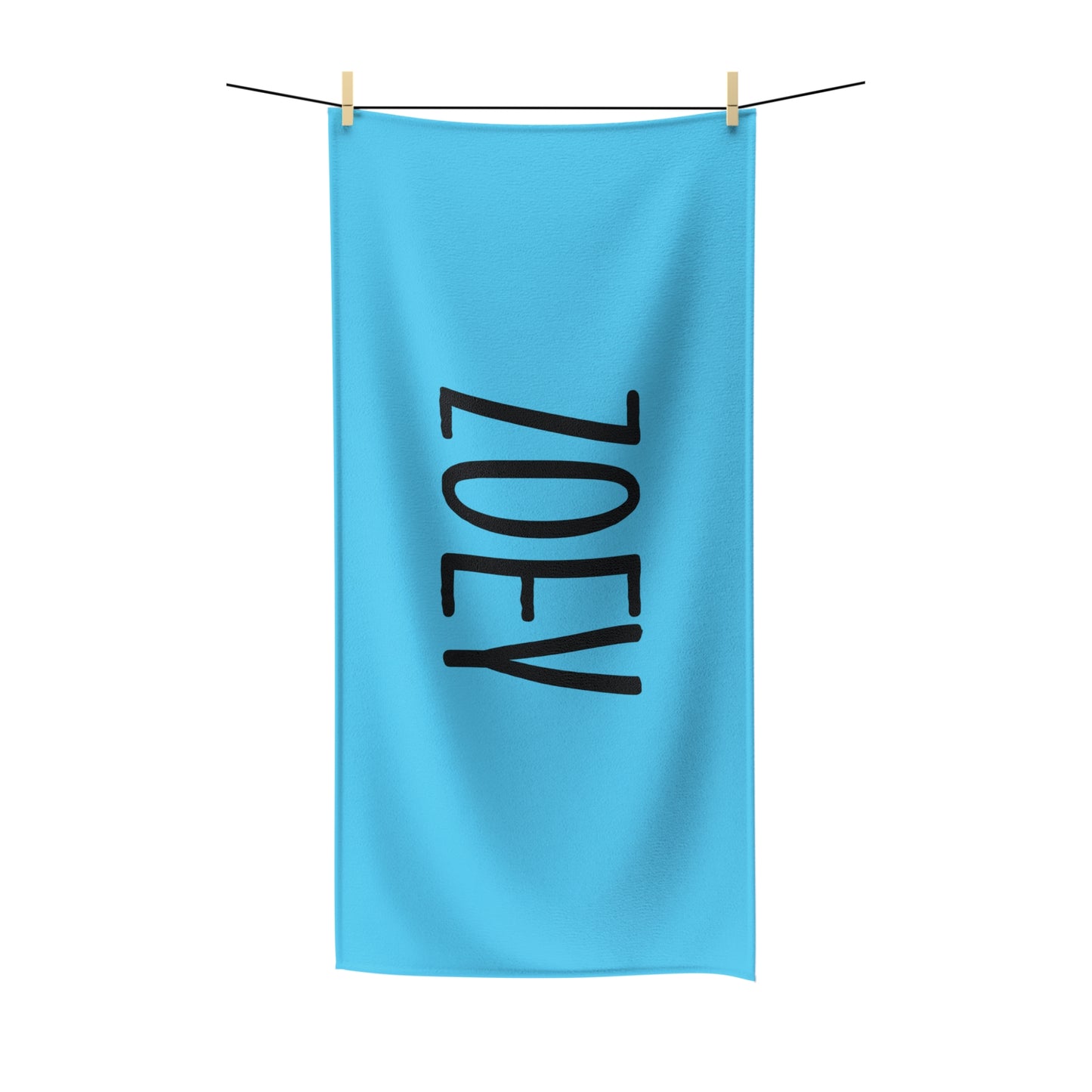 Aqua Personalized Beach Towel, Custom Name Pool Towel, Girls Trip and Vacation Towels Gift for Bridesmaids Bachelorette Gift Idea