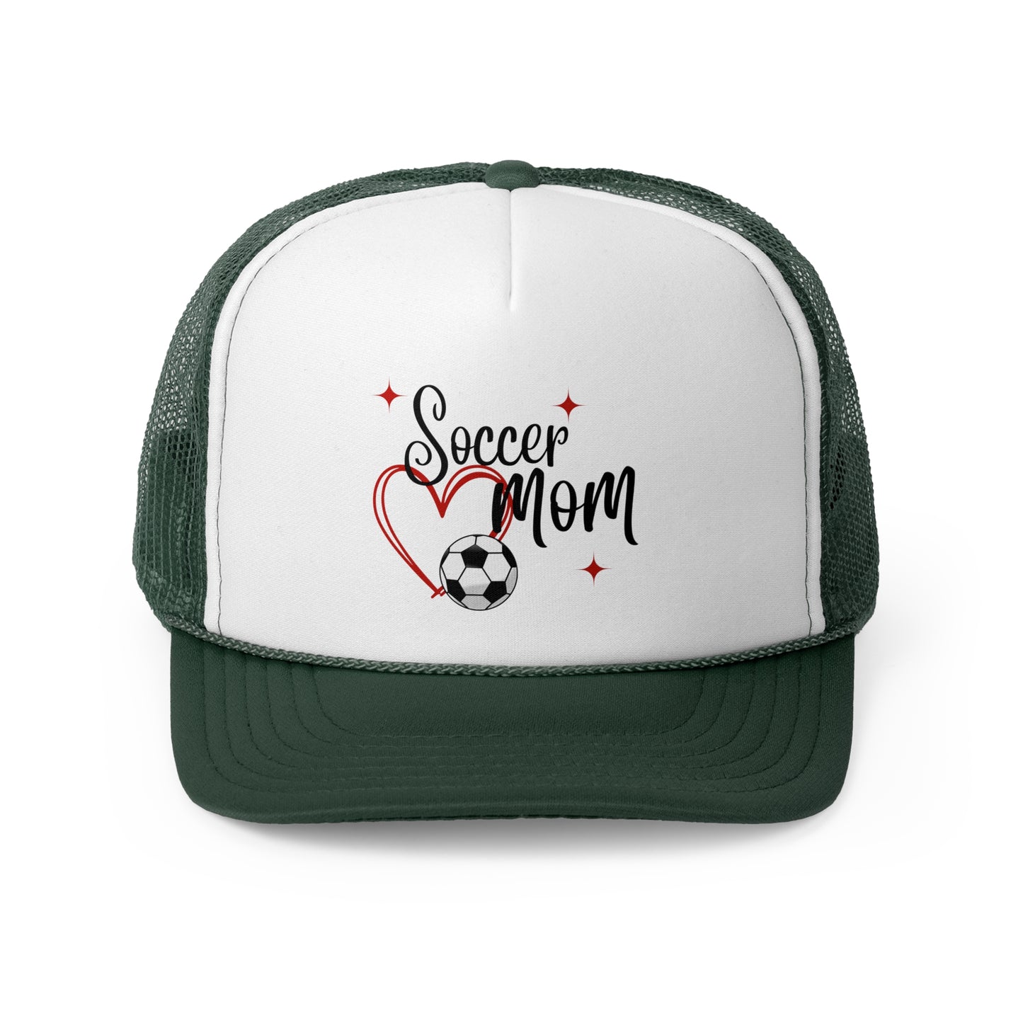 Soccer Mom Trucker Hat, Soccer Mom Hat, Soccer Fan, Soccer Mom Gift for Mom, Soccer Heart Hat, Birthday Gift for Mom