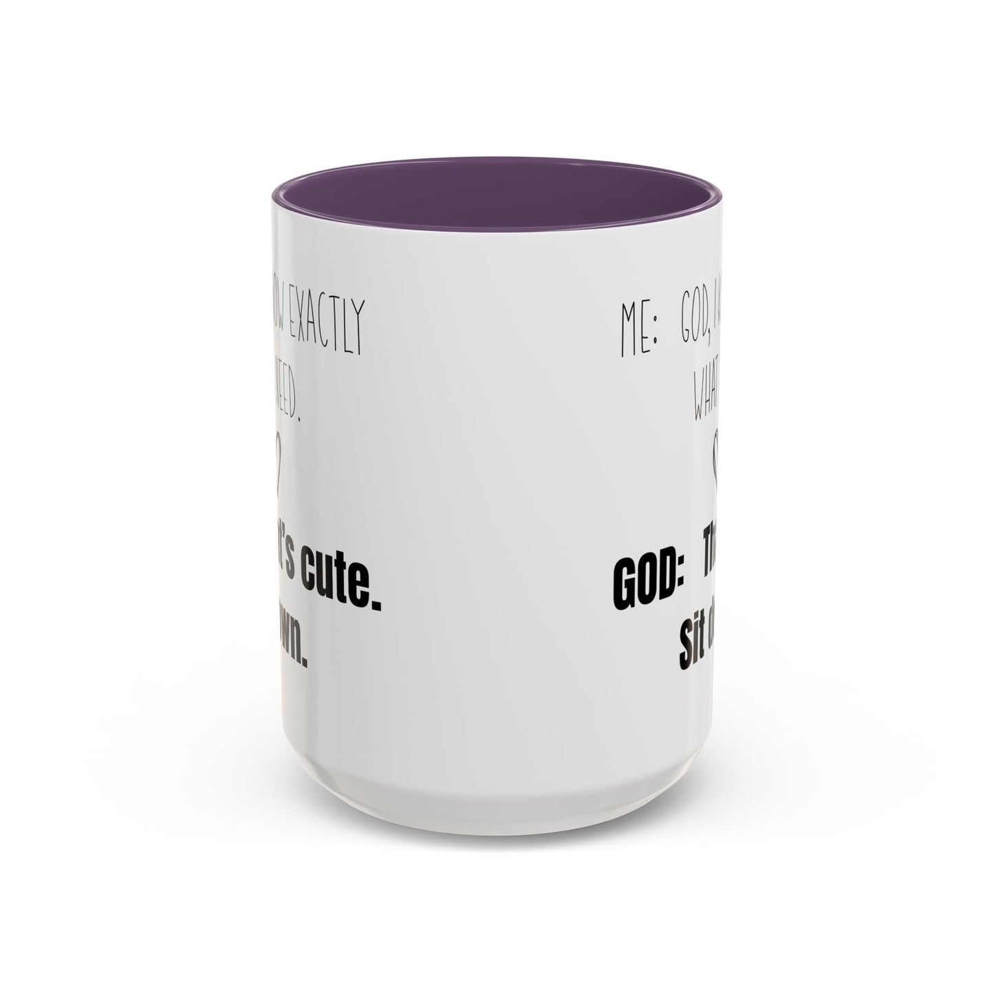 Me and God Mug, Funny Christian Mug, Gift for Christian Woman, Bible Study Mug, Christian Gift for Friend, Girlfriend Gift