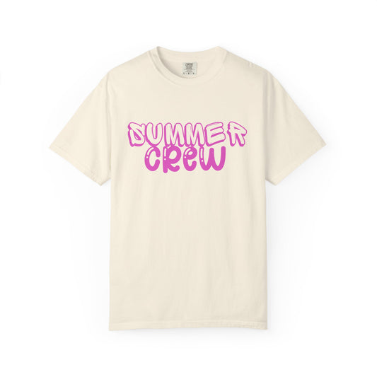 Pink Summer Crew Comfort Colors T-shirt