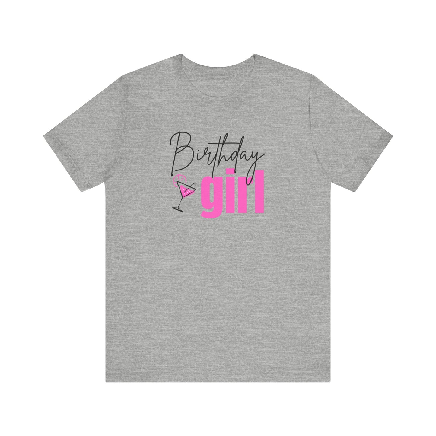 Hot Pink Birthday Girl Shirt, Martini Birthday Shirt Cute Birthday Girl Shirt Birthday Drinking Shirt Birthday Girl Martini Shirt