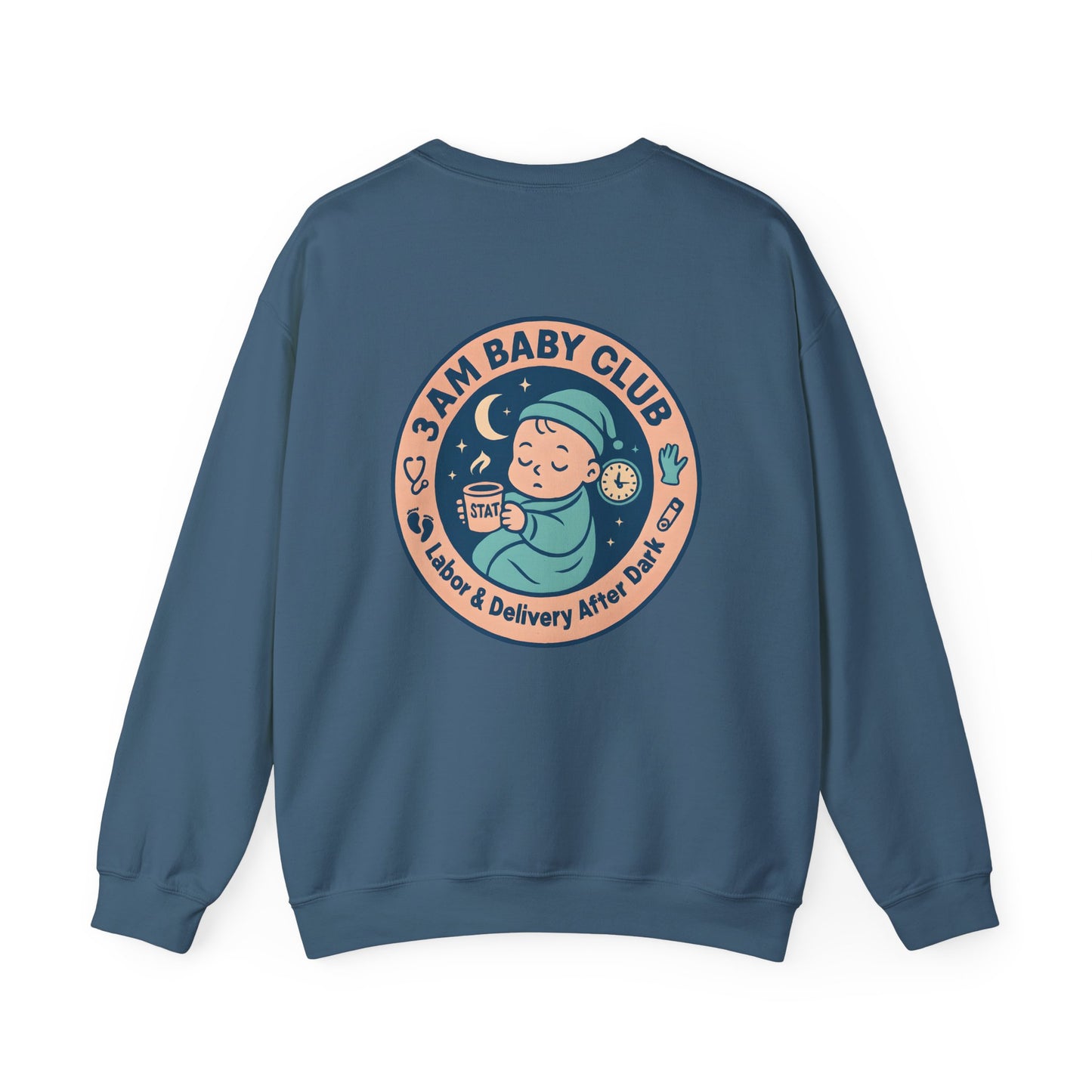 Personalized Labor and Delivery Nurse Sweatshirt, Custom Nurse Night Shift Shirt, RN Name Sweatshirt, Nurse Graduation Gift