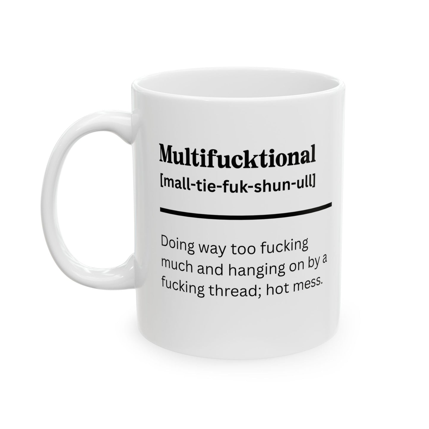 White Multifucktional Mug