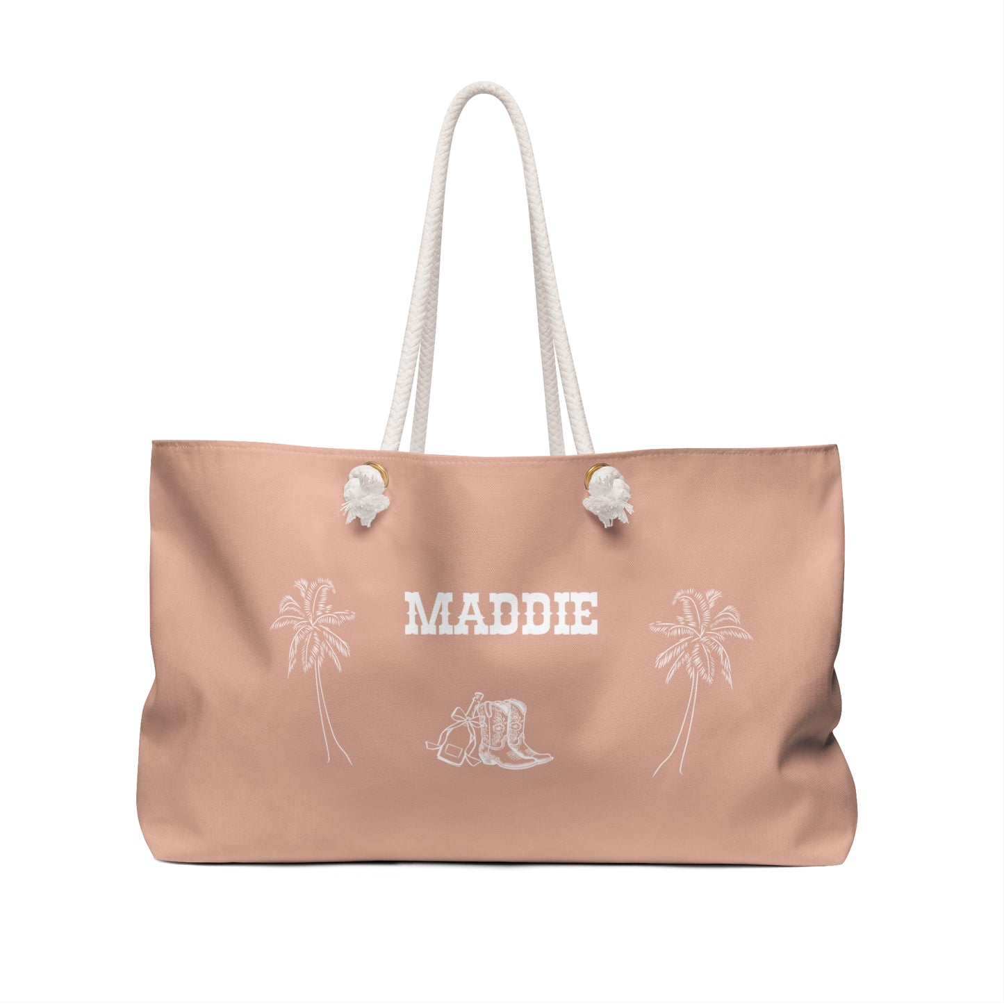 Terracotta Coastal Cowgirl Bachelorette Weekender Bag