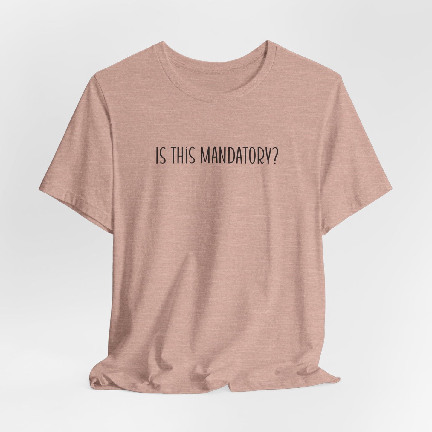 Is This Mandatory Shirt, Sarcastic Shirt, Funny Introvert Shirt, Adult Humor Shirt, Funny Family Shirt, Family Gathering Tee