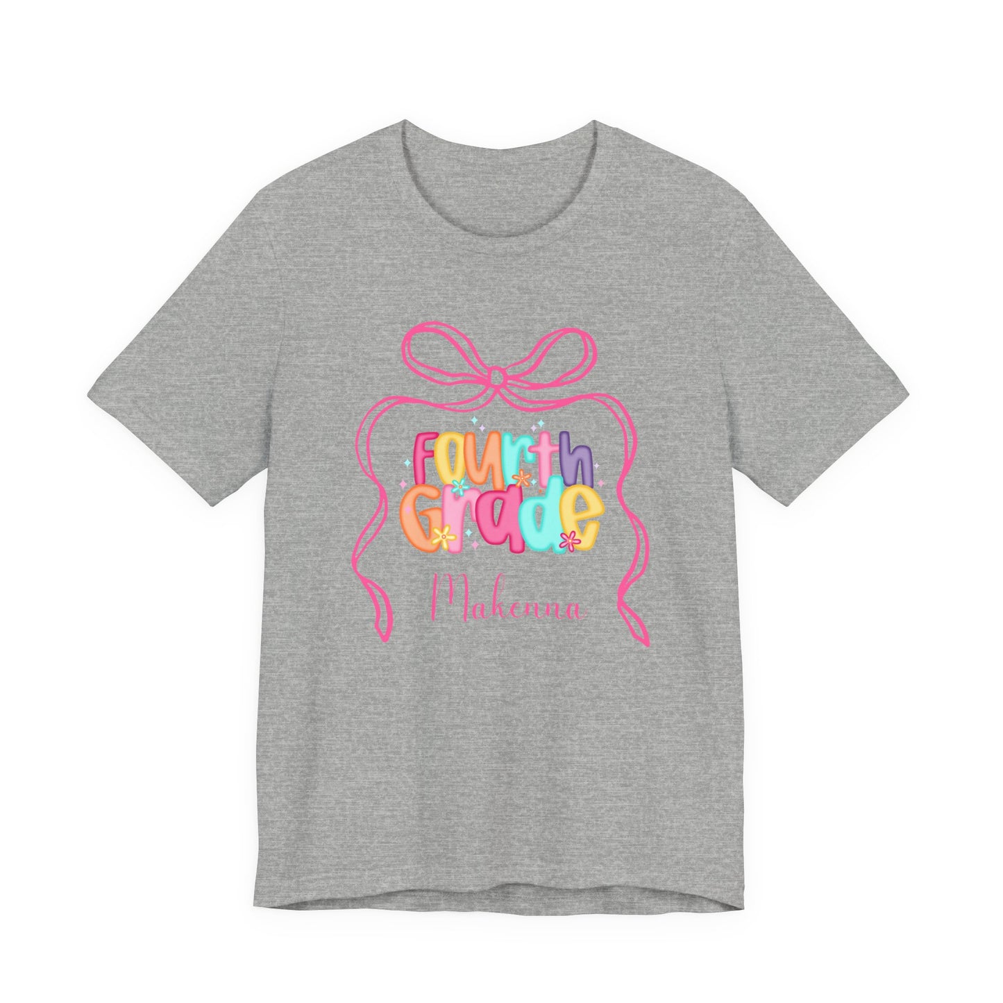 Adult Personalized Fourth Grade Shirt