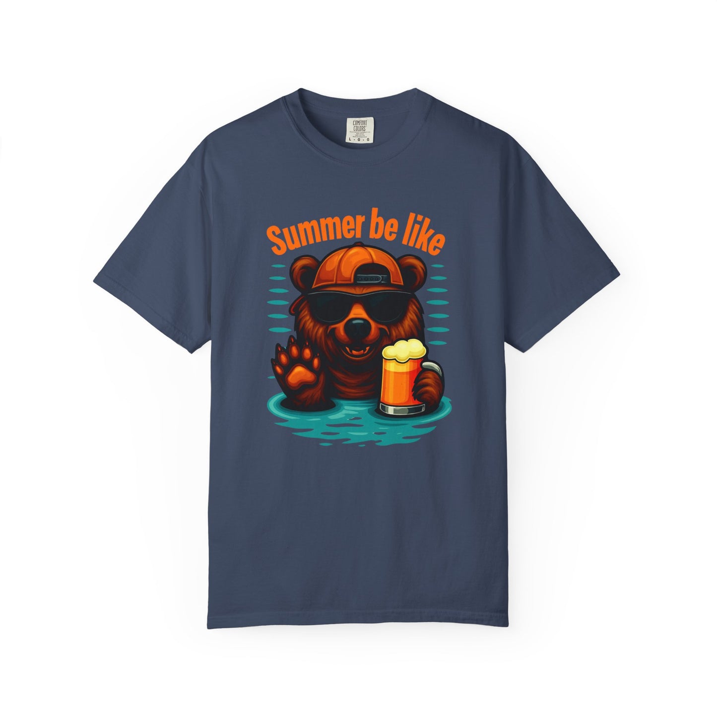 Summer Be Like Bear Shirt, Funny Dad Shirt, Summer Shirt, Mens Boating Shirt, Mens Pool Party Shirt, Camping Shirt, Gift for Him