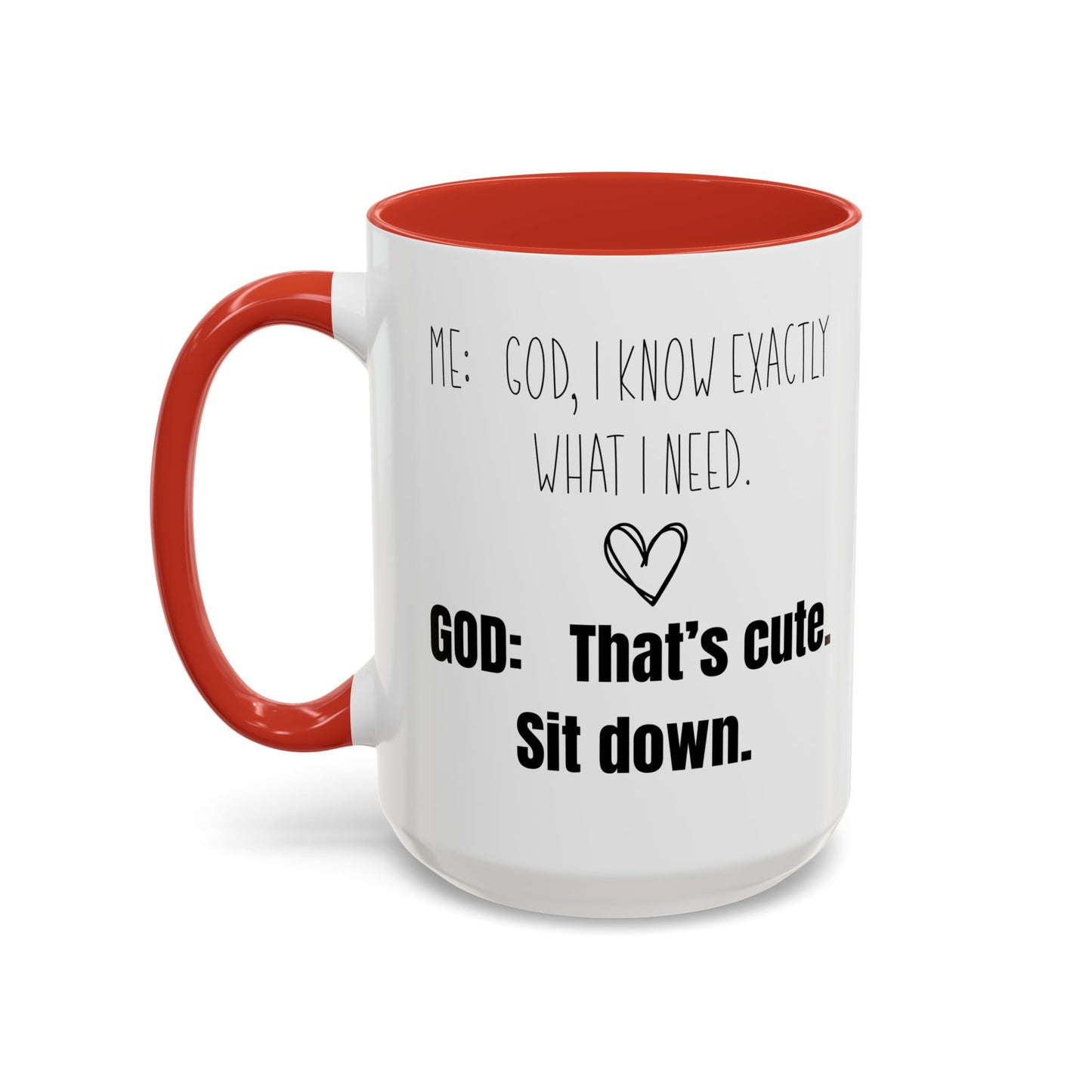 Me and God Mug, Funny Christian Mug, Gift for Christian Woman, Bible Study Mug, Christian Gift for Friend, Girlfriend Gift