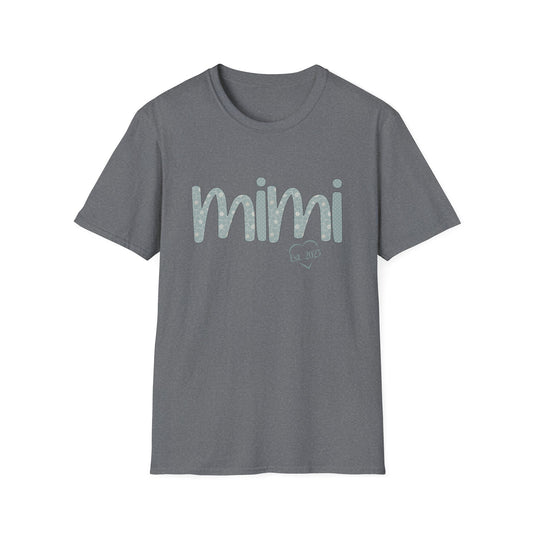 Custom Mimi Shirt, Custom Mimi Est Floral Tee, Birthday Gift for Mimi, Gift For Mom, Gifts for Women, Gift from Grandkids