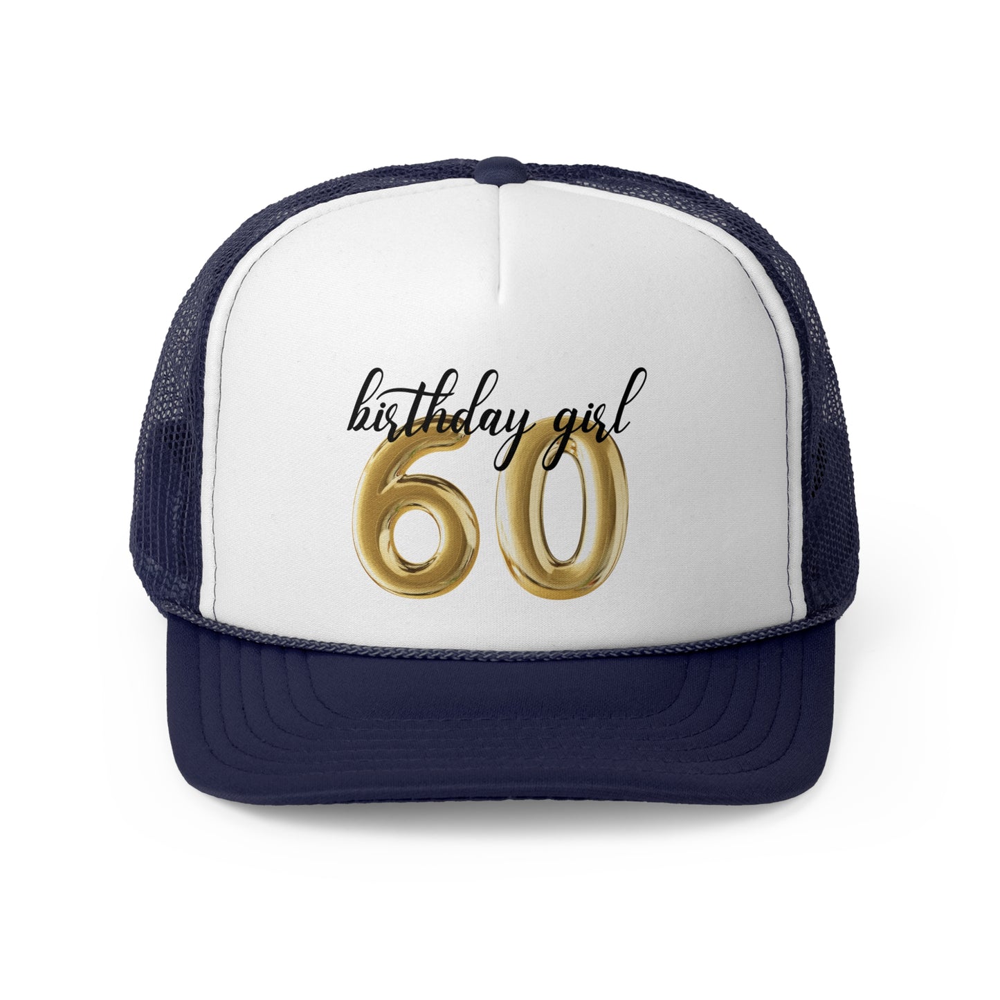 60th Birthday Girl Trucker Hat, 60th Birthday Crew Trucker Hats, Vintage 1965 Birthday Girls Trip Group Trucker Hats