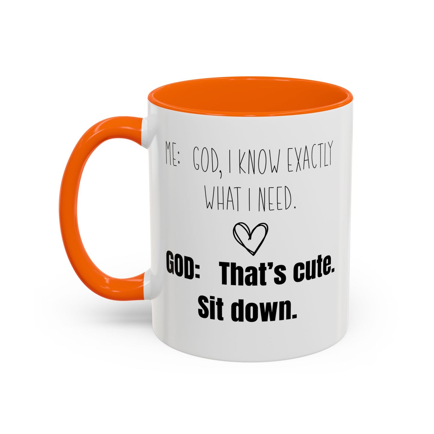 Me and God Mug, Funny Christian Mug, Gift for Christian Woman, Bible Study Mug, Christian Gift for Friend, Girlfriend Gift